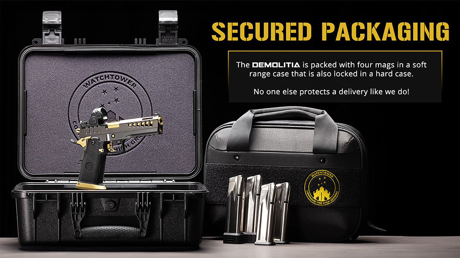 WT DEMOLITIA9MM5GLD   DEMO  9MM 5 17R/20R BLK/GLD
