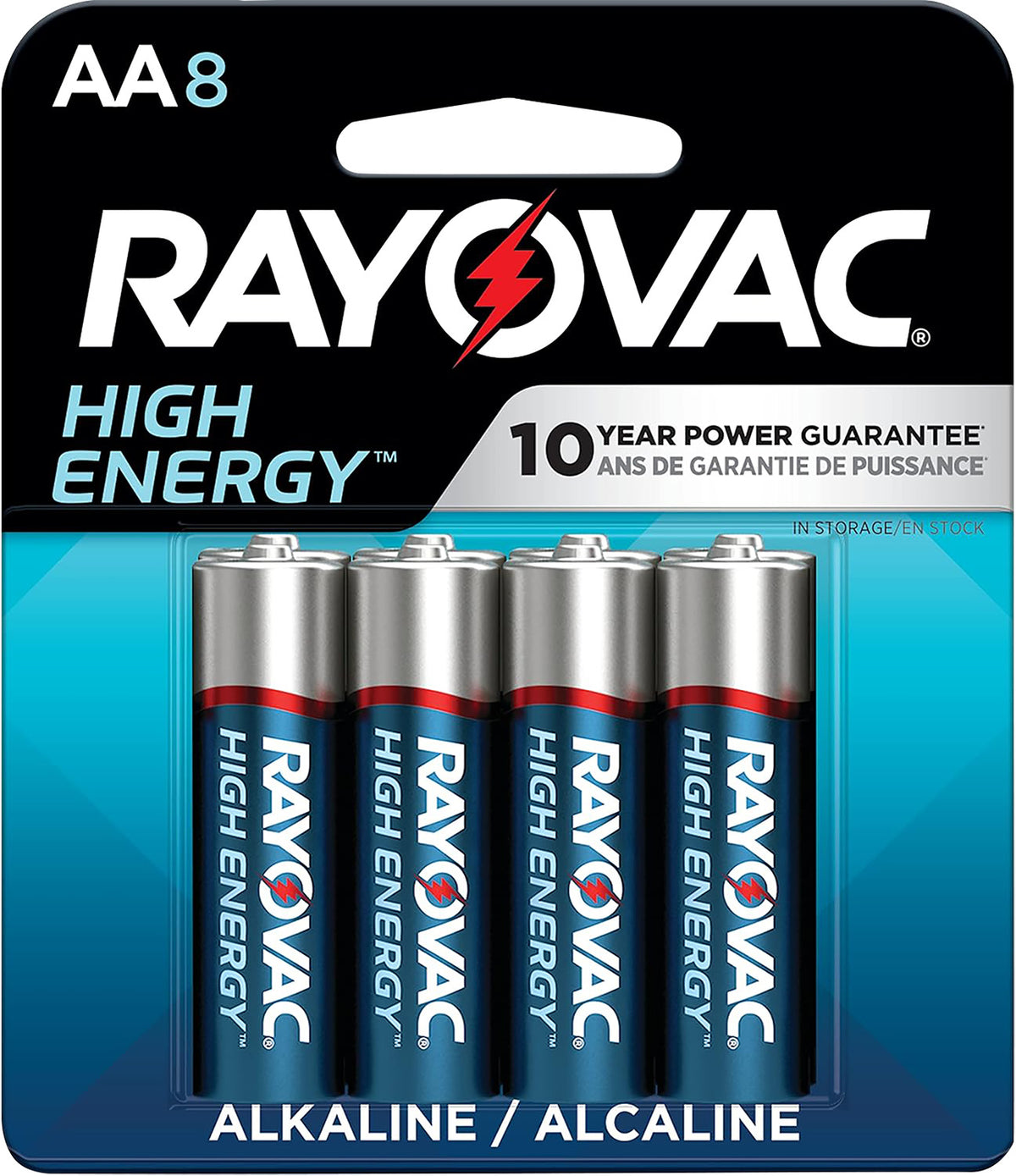 RAY 815-8T.03    HIGH ENERGY AA  8PK