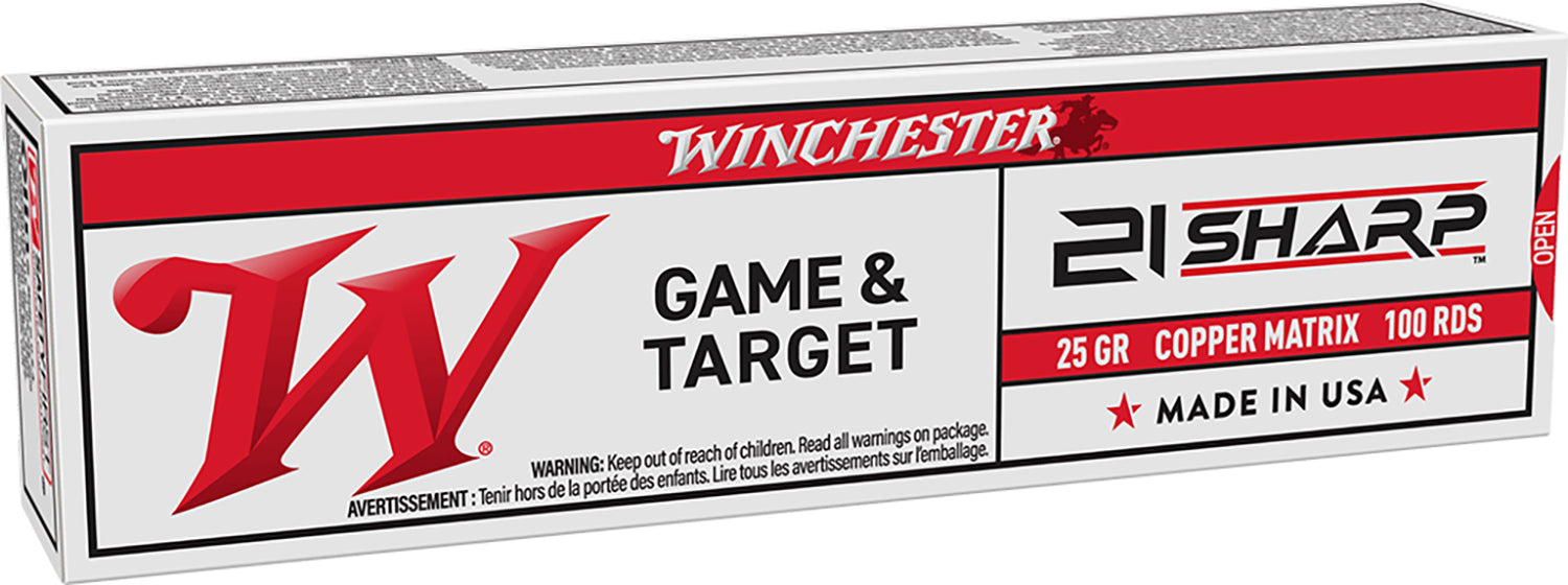 WIN S21SLF  USA GAME&TARGT  21SHRP 25GR     100/20