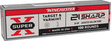 WIN X21JHP  SUPERX TRGT&amp;VRM 21SHRP 34GR JHP 100/20