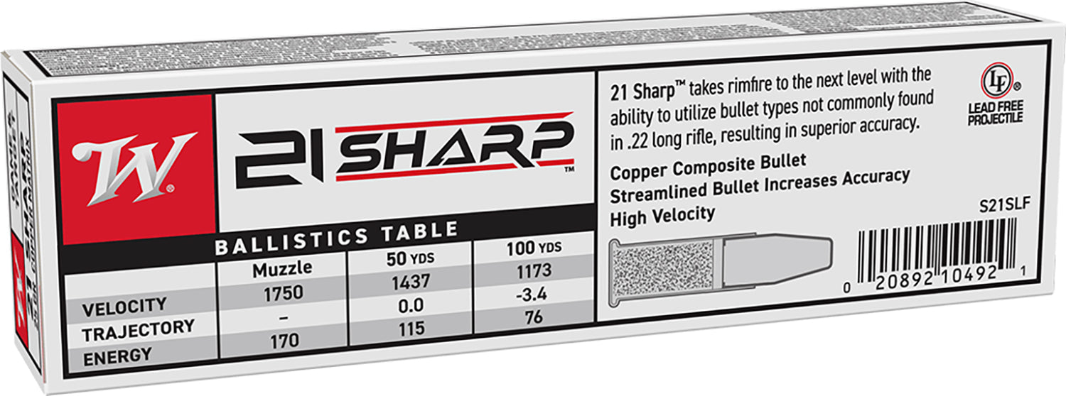 WIN S21SLF  USA GAME&TARGT  21SHRP 25GR     100/20