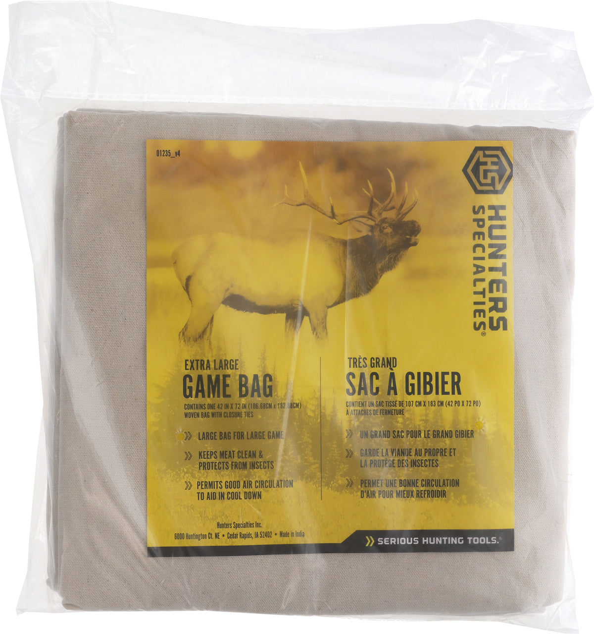 HS HS01235         XL DELUXE GAME BAG 42X72