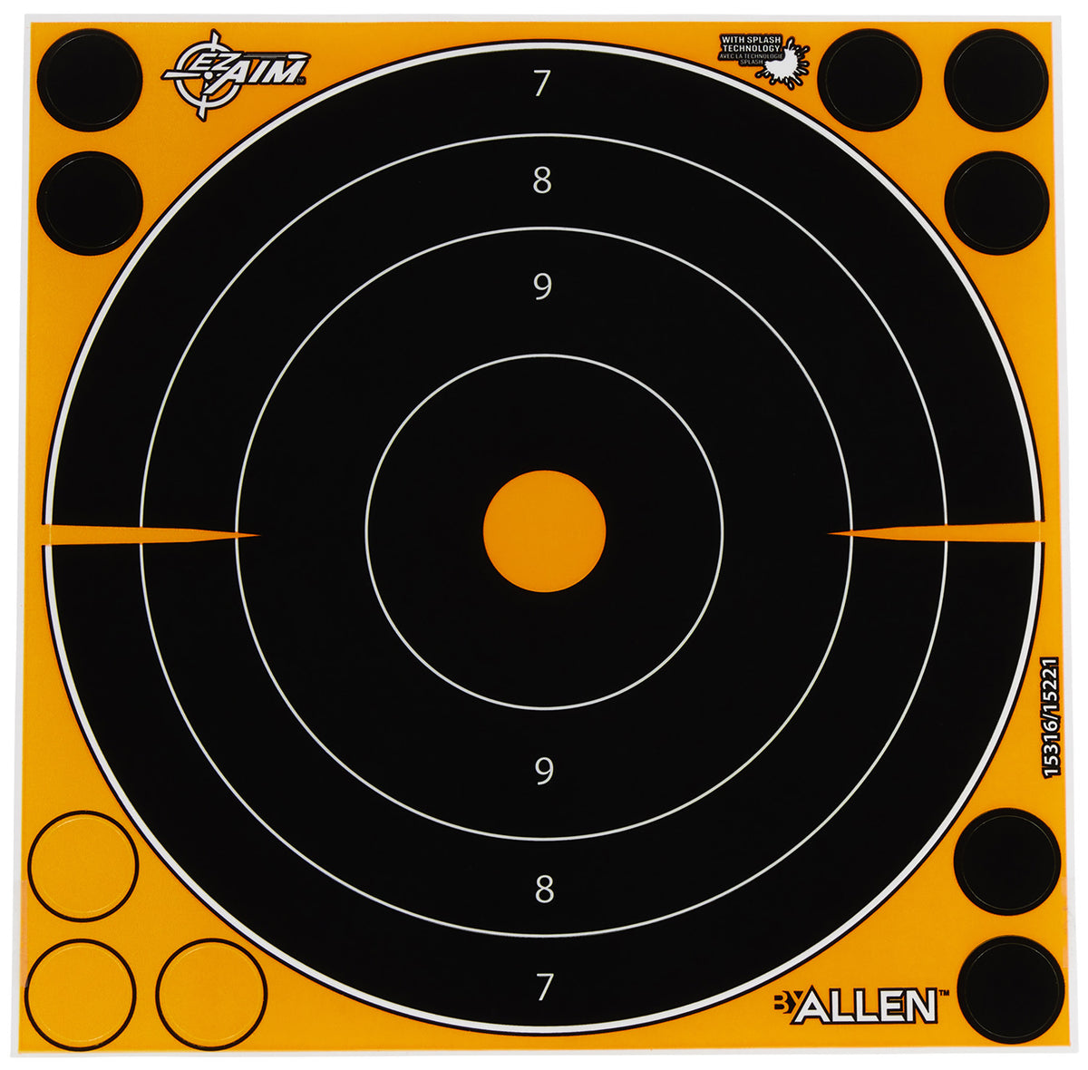ALLEN 15221    EZAIM ADHSVE SPLSH 8X8 BULLSEYE 30P