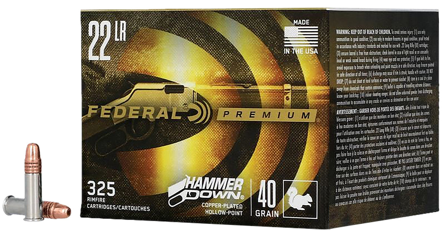 FED 22HAM          22LR 40GR HD CPPR LD HP  325/10