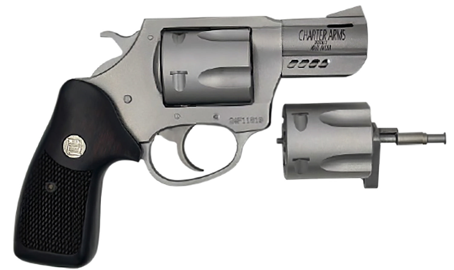 CHA 13920 DOUBLE DOG   357/38/9M 2.2 5SHT BLK/WD