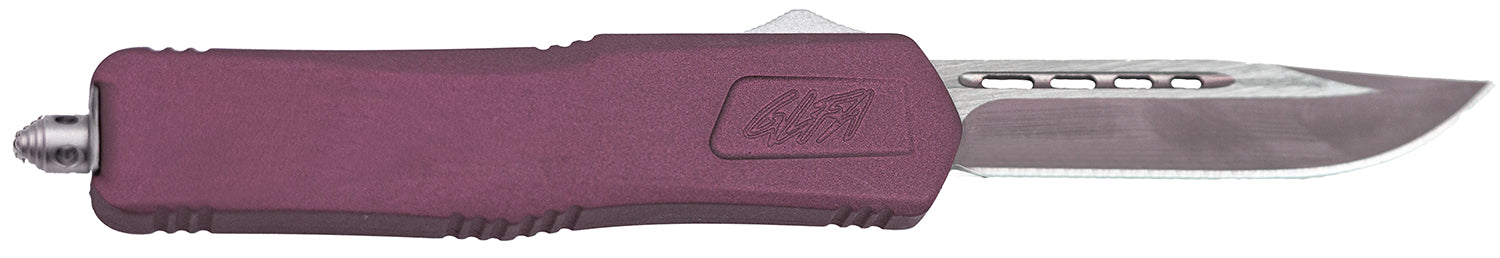 GLFA GL-KMD-SMT CHY    OTF KNIFE 3.5IN BLK CHERRY