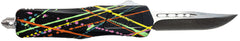 GLFA GL-KMD-SMT S-BLK  OTF KNIFE 3.5IN BLK SPLATTR