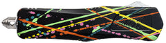 GLFA GL-KMD-SMT S-BLK  OTF KNIFE 3.5IN BLK SPLATTR