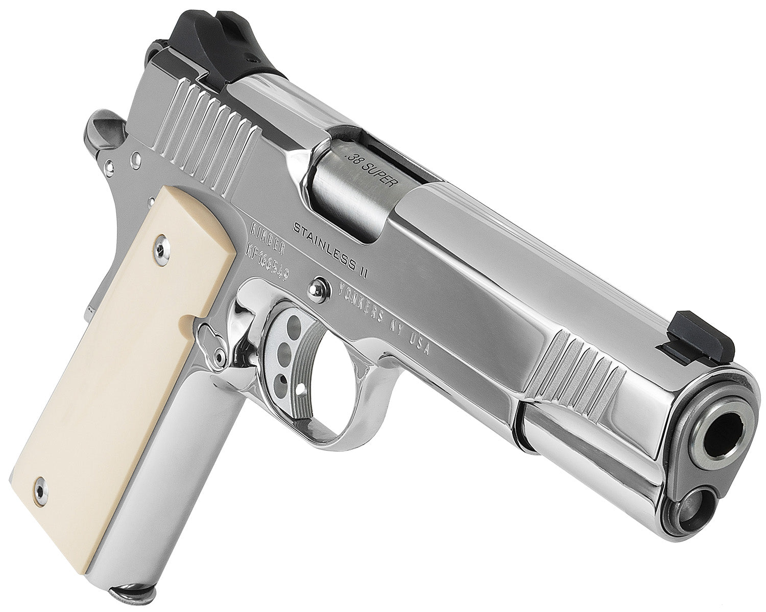 KIMBER 3200397 STAINLESS II HGH POLISH 38SUP 5 9+1