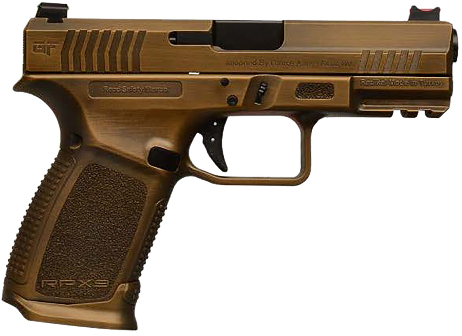 GFORCE GFRPX3C9BNZ  EXODUS  9MM FOS 4IN BRNZ   15R