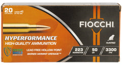 FIO 223VG20   HYPERF HNT  223   50GR HP      20/10