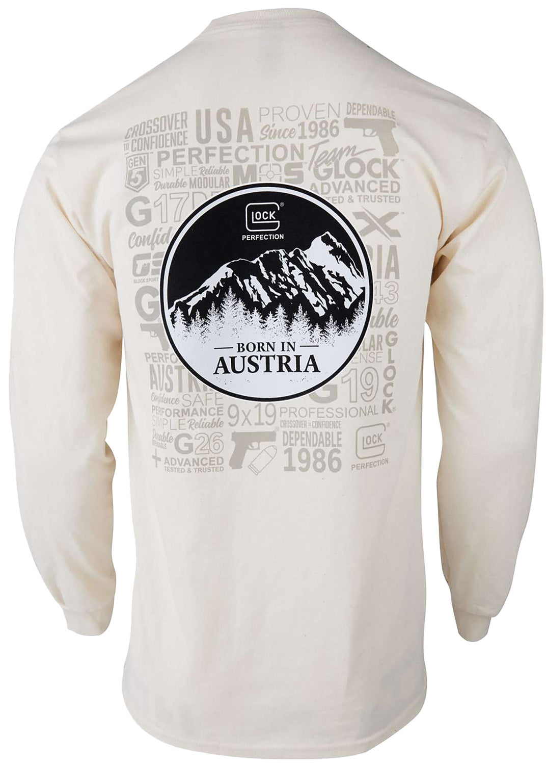 GLK AP96076    BORN IN AUSTRIA LS SHIRT TN      3X