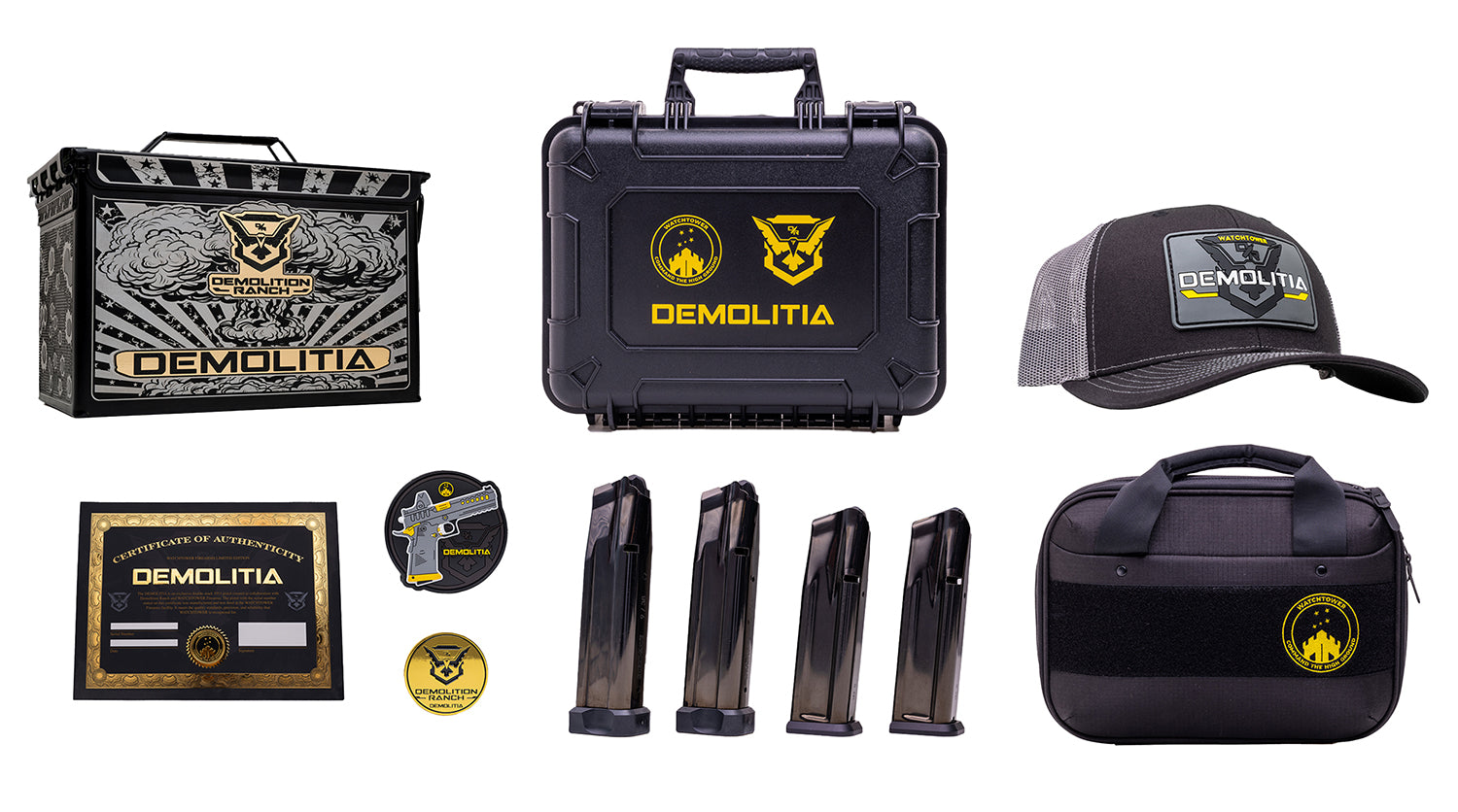 WT DEMOLITIA9MM5ELITE DEMO  9MM 5 17R/20R BLK/GLD