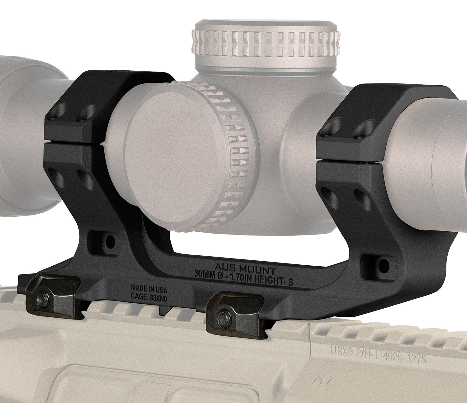 REPTILIA 100238 AUS 30MM OPTIC MOUNT 1.70" BLK
