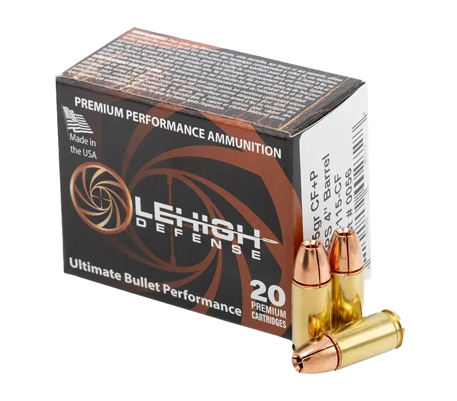 LEHIGH LA9-115-CF      9MM 115 CNTRL FACTURG 20/10