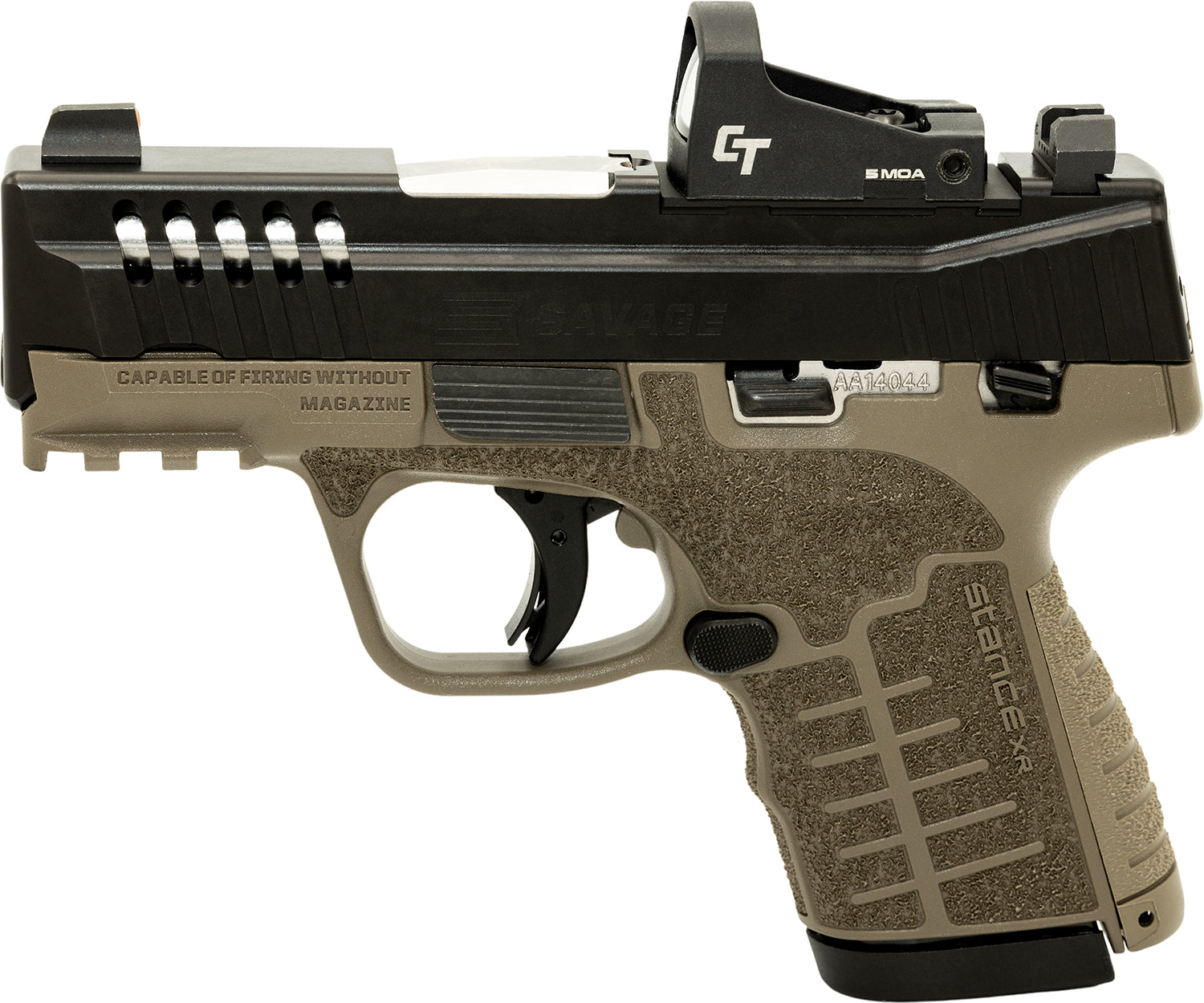 SAV 67057 STANCE XR MC9MS XP 9MM 3.2  13+1     FDE