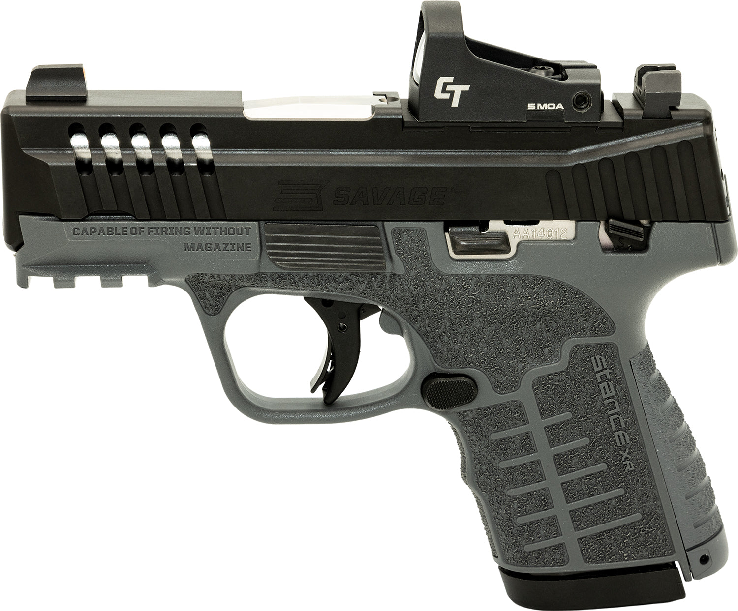 SAV 67060 STANCE XR MC9MS XP 9MM 3.2  13+1     GRY