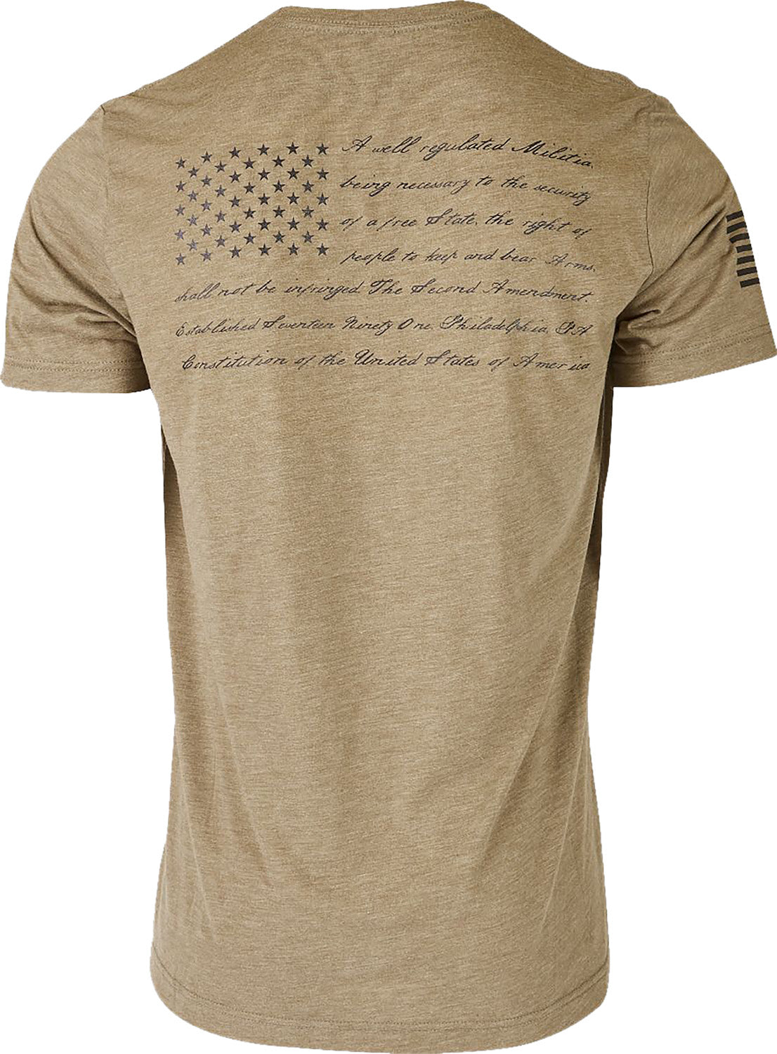 GLK AP96316 2ND AMENDMENT TEE (OLIVE) 2XL