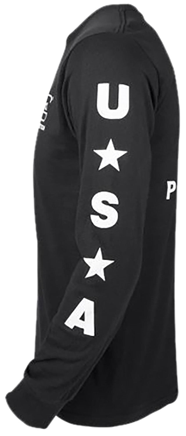 GLK AP96100 PERFECTIONLONG SLEEVE TEE (BLACK) L