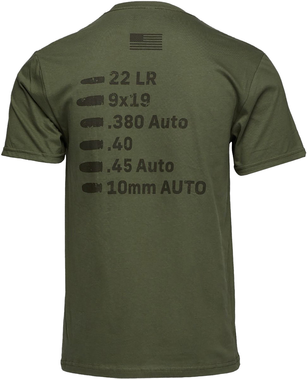 GLK AP96160 CALIBER TEE (MILITARY GREEN) 2XL