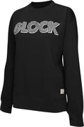 GLK AP96259 LADIES CREWNECK RAGLAN FLEECE(BLK) 2XL