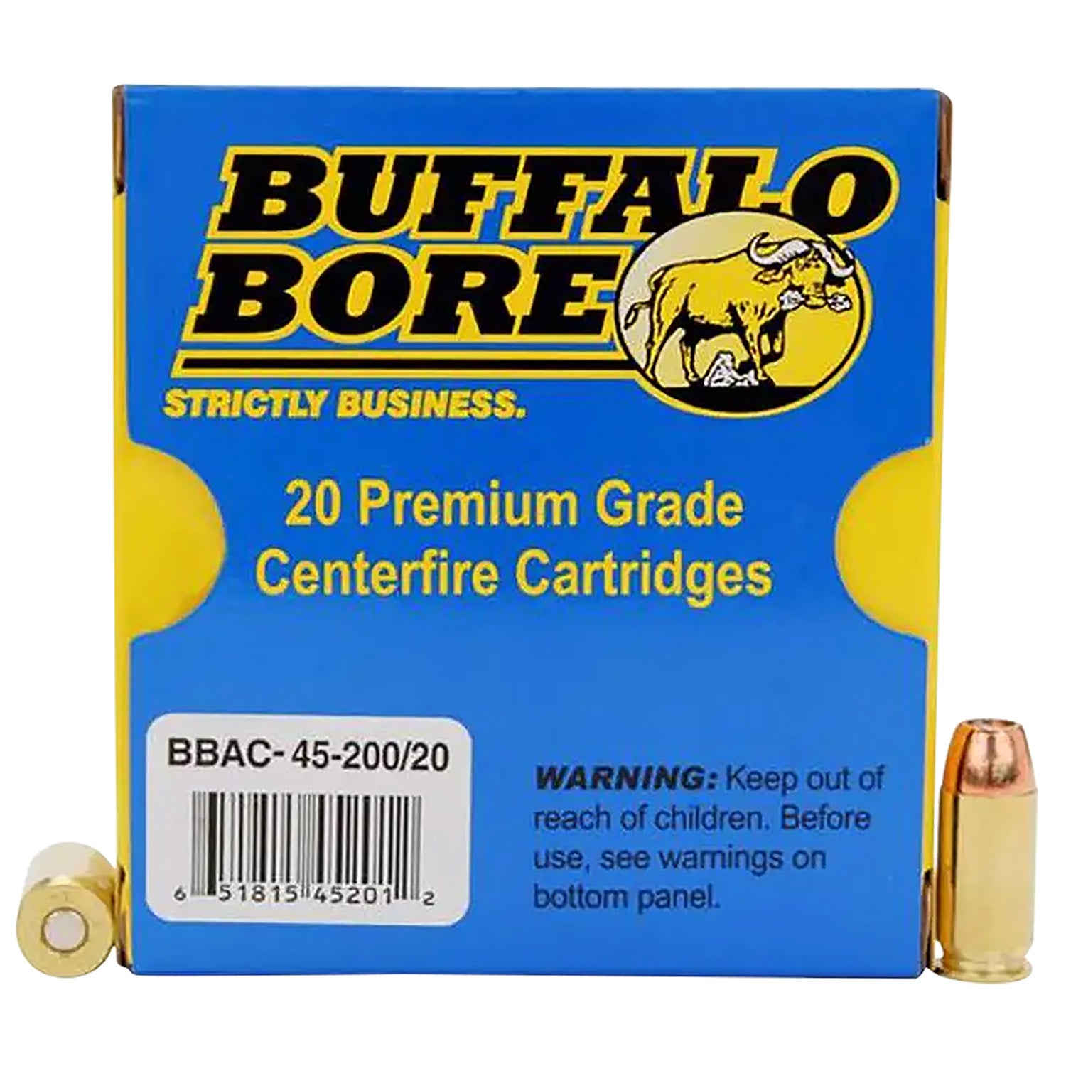 BBA 45-200/20    45A +P   200 JHP            20/12