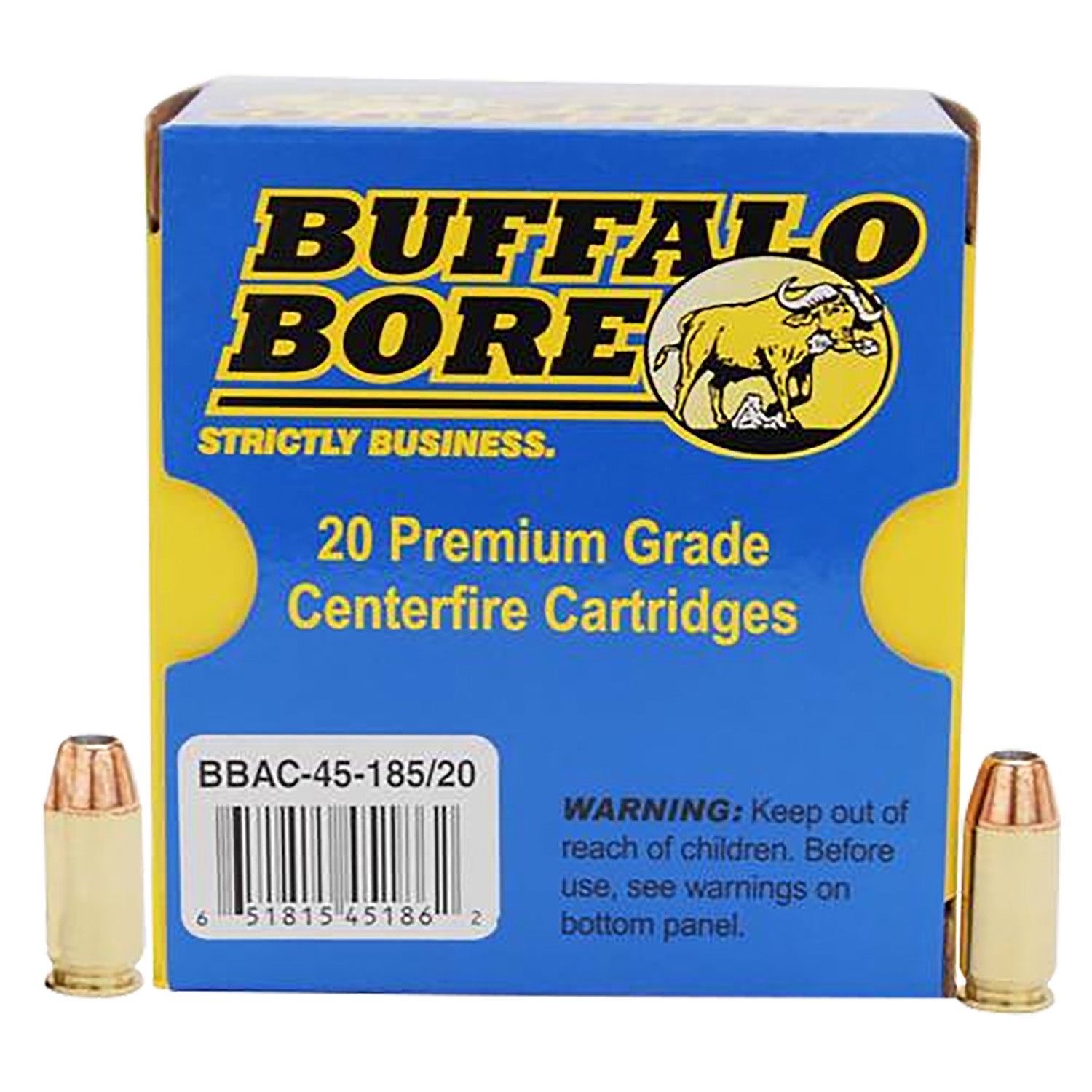 BBA 45-185/20    45A +P   185 JHP            20/12