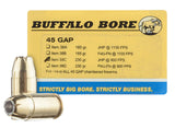 BBA 38C/20    45GAP       230 JHP            20/12