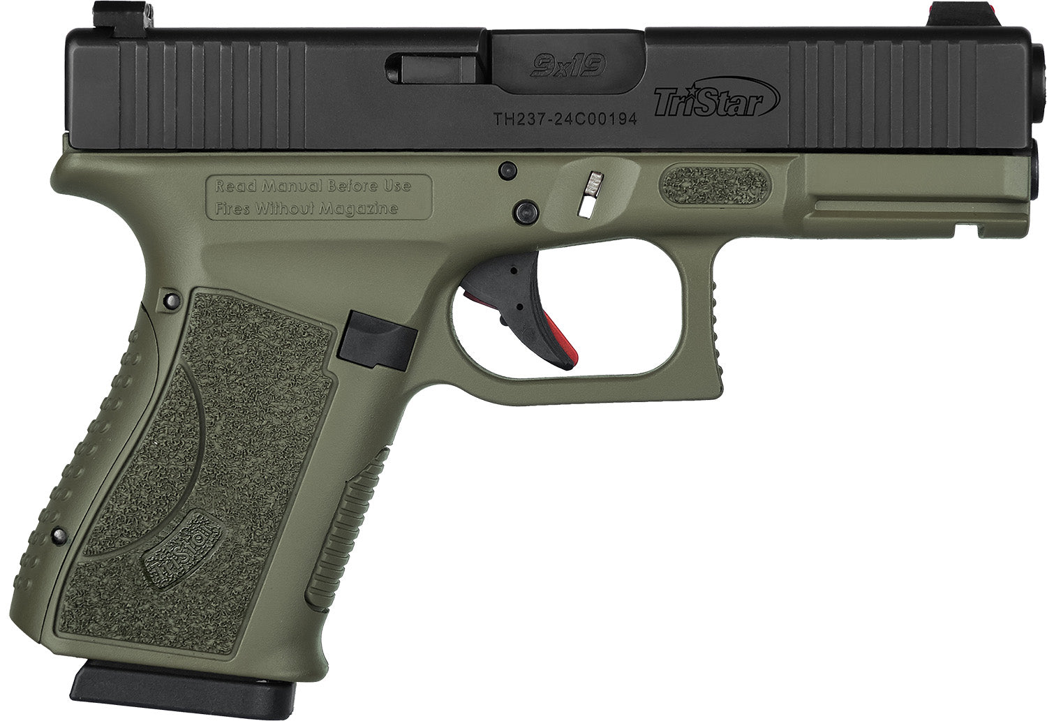 TRI 85776 APOC ODG/BLACK              9MM 4.02 15R