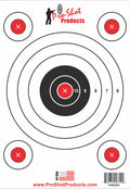 PROSHOT P1-BULLSEYE     9X13 SPLATTR SHOT BULLSEYE