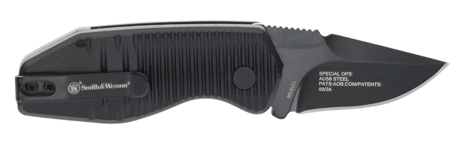 SWK 1219165 SPECIAL OPS PUSH BUTTON AUTO MINI FLDR