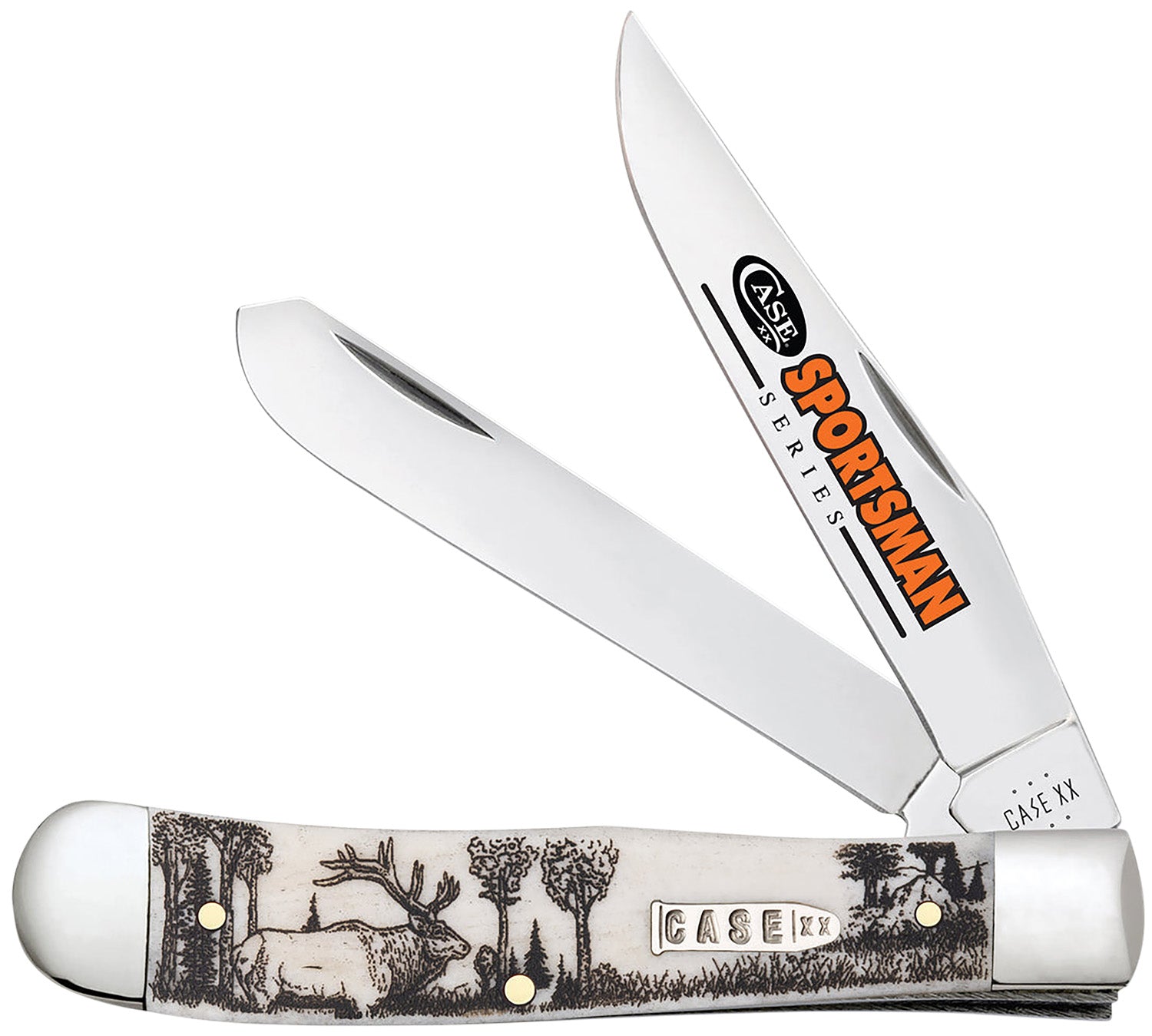 CASE 81222 SPORTSMAN SERIES NATURAL BONE ELK