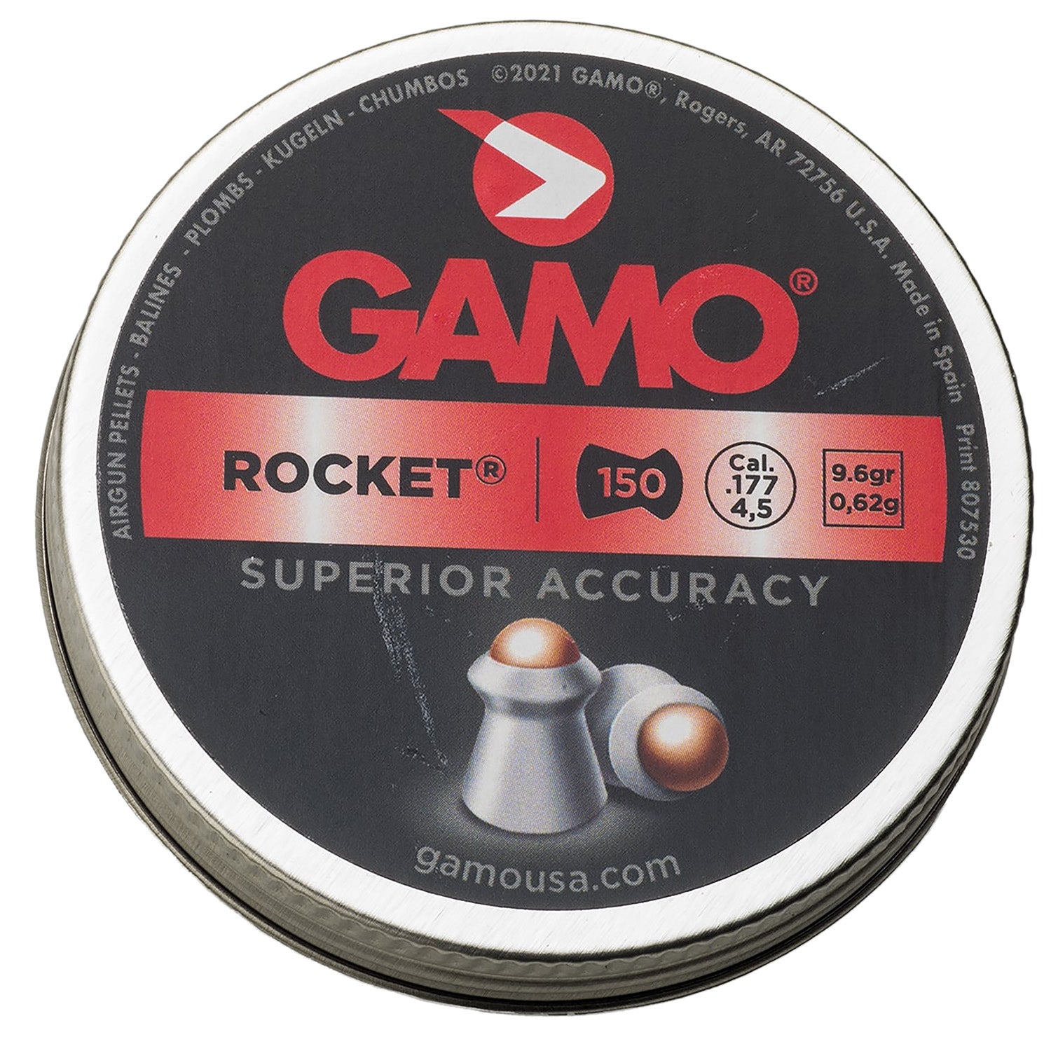 GAMO 6321274-C54  PEL ROCKET          150CT    177