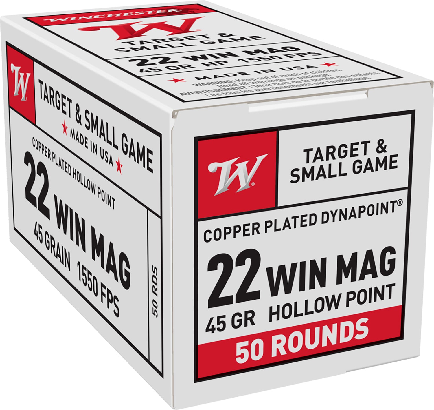 WIN USA22M          22WMR    45 DYPT         50/40