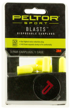 PEL 97080          BLASTS DISPOSABLE EARPLUGS