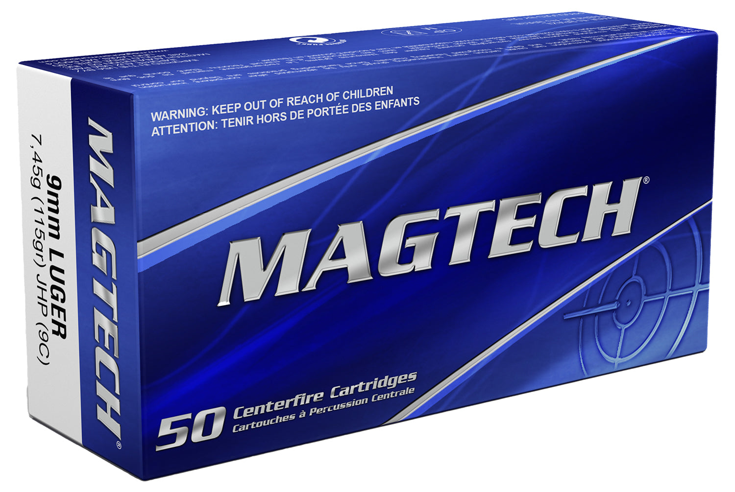 MAGTECH 9C         9MM     115 JHP           50/20