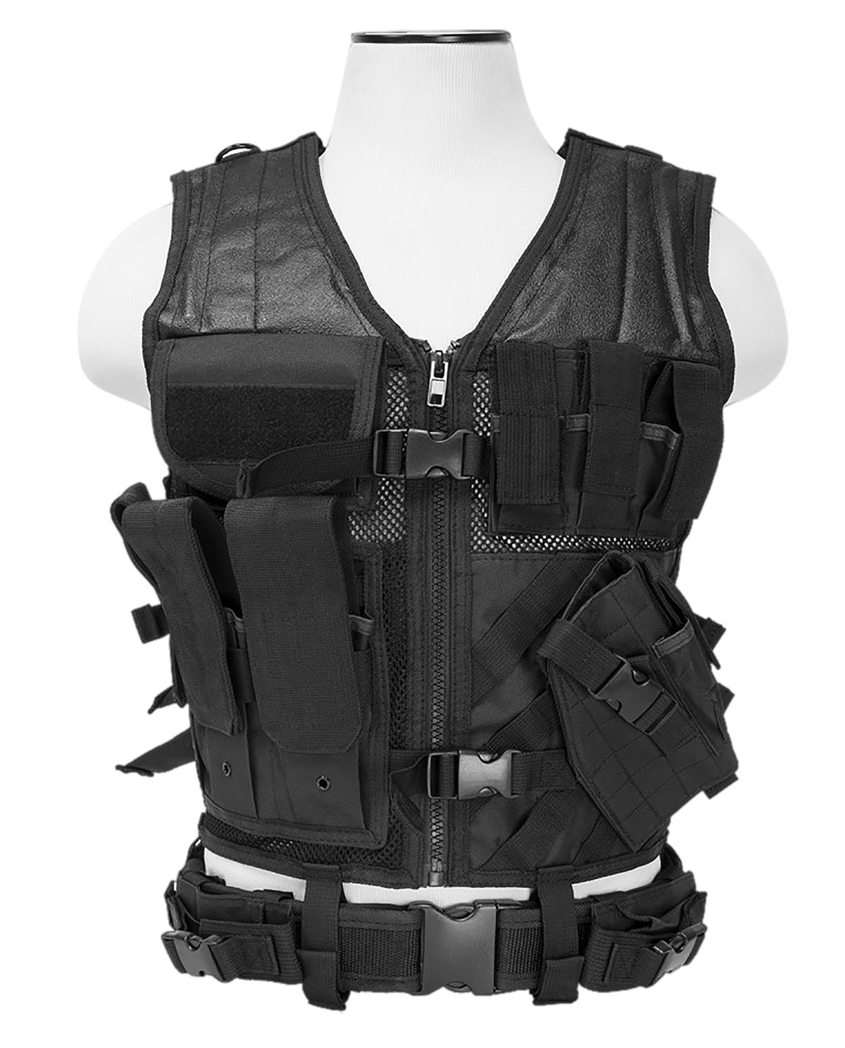 NC CTVL2916B     TACT VEST BLK  XL-XXL