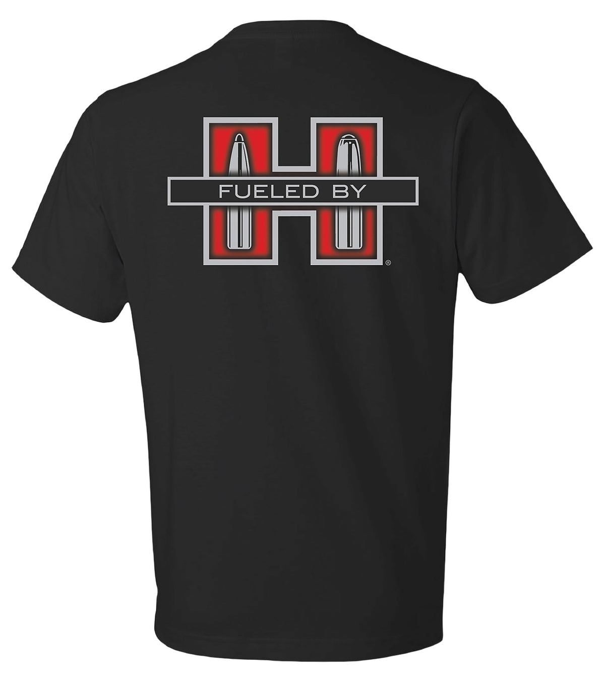 HDESIGN 30124  HORNADY FUELED BY  TSHIRT XL BLK