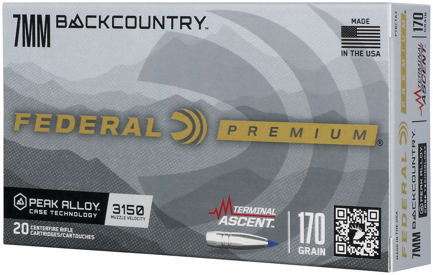 FED P7BCTA3   7MM BACKCOUNTRY 170GR TERM ASC 20/10