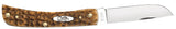 CASE 00245 AMBER BONE PEACH SEED JIG SOD BUSTER JR