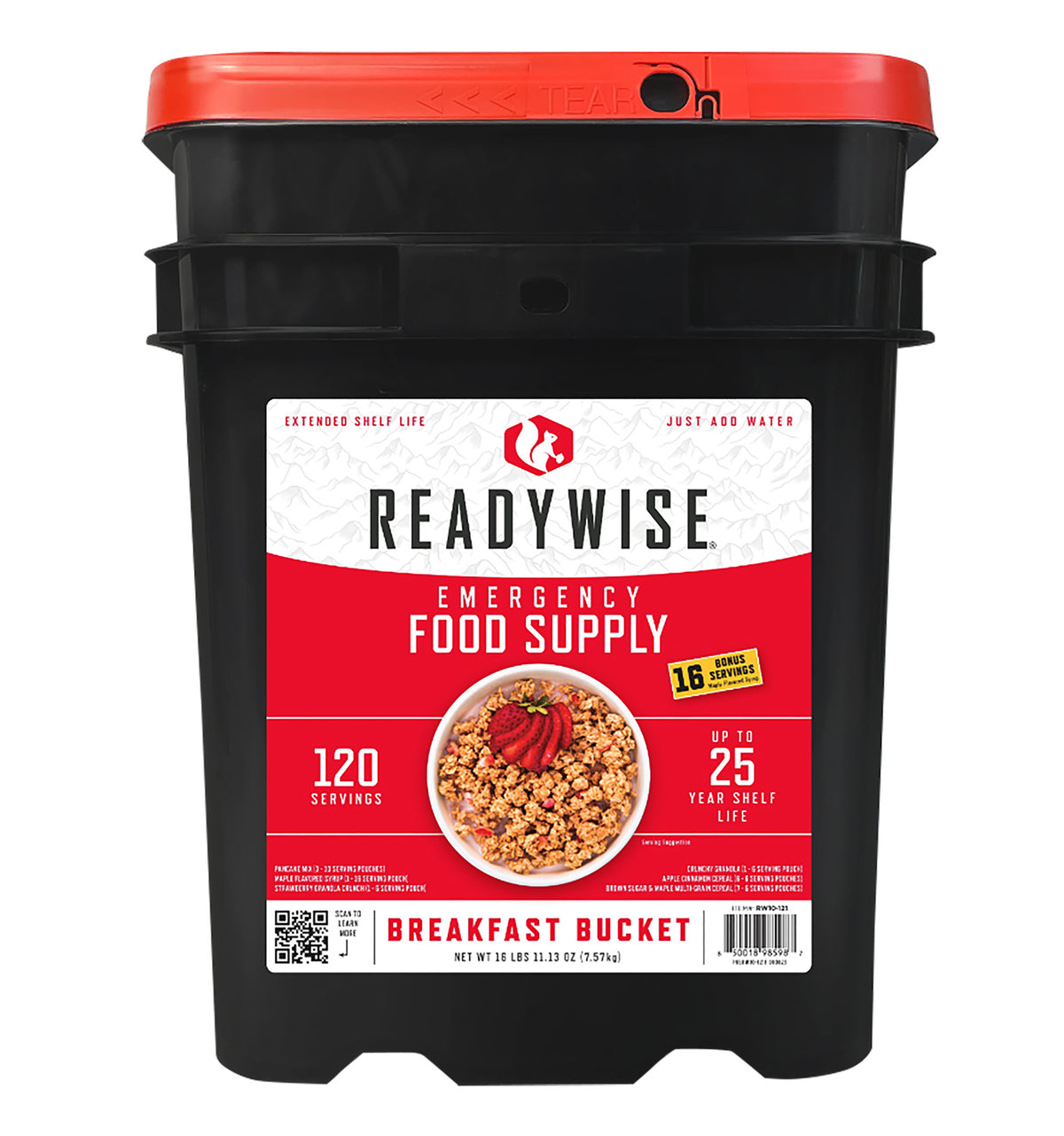 WISE RW10-121   120 SERVING BREAKFAST ONLY GRAB&GO
