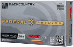 FED P7BCLRX1  7MM BACKCOUNTRY 168GR LRX      20/10