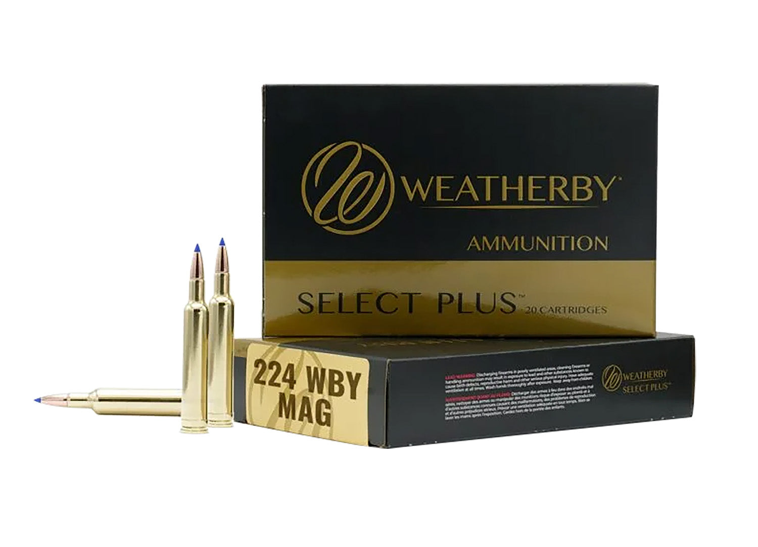 WTHBY H22450VMAX   224 WBY  50G HORN V-MAX   20/10