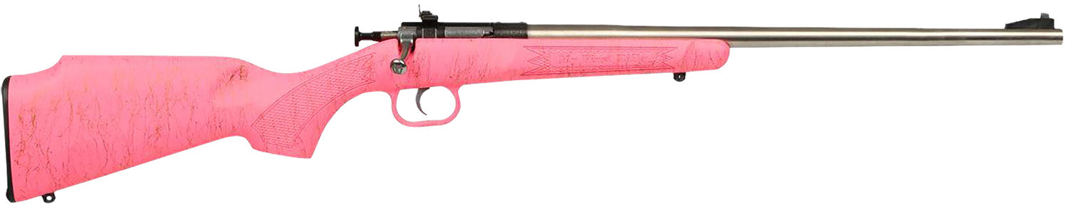 CRICK KSA2441    22LR S/S EZ LDR PINK SYN GOLD WEB