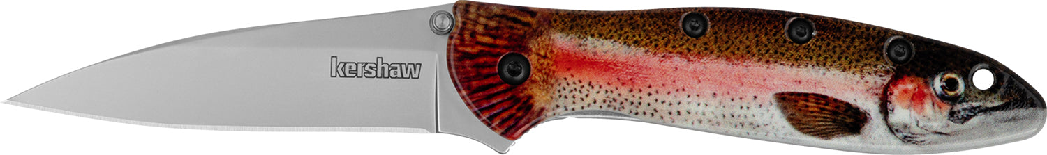 KER 1660TROUT   LEEK - ALUM RAINBOW TROUT/SIL