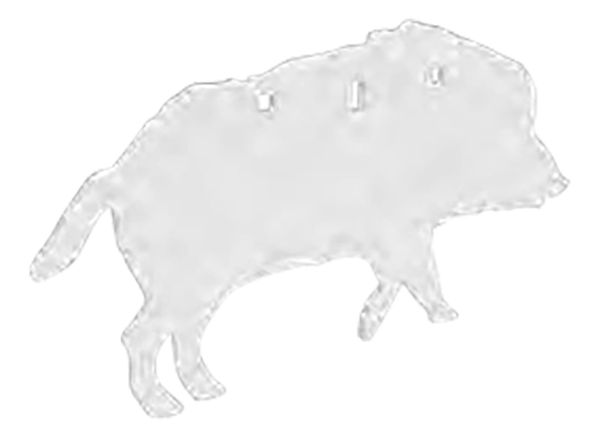 BIR 47709         AR500 3/8 SILHOUETTE/3HOLE BOAR