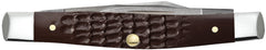 CASE 00083 BROWN SYNTHETIC SMALL PEN