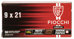 FIO 9X21      9X21       123 FMJ             50/20