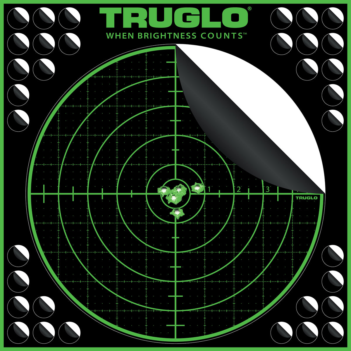 TRU TG-10A6      TRU-SEE TARGET 100YRD  6PK