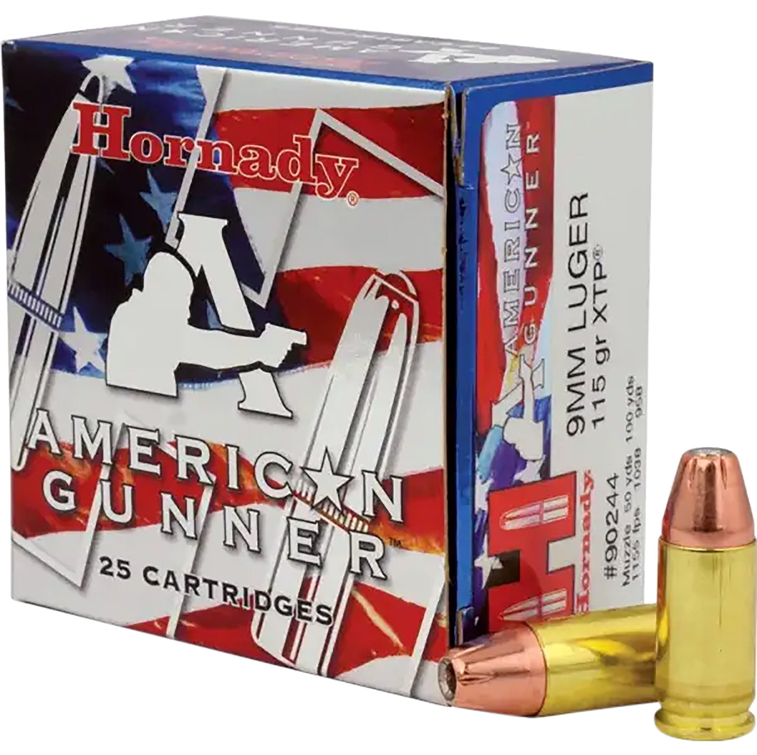 HORN 90244  AM GUNNER  9MM    115            25/10